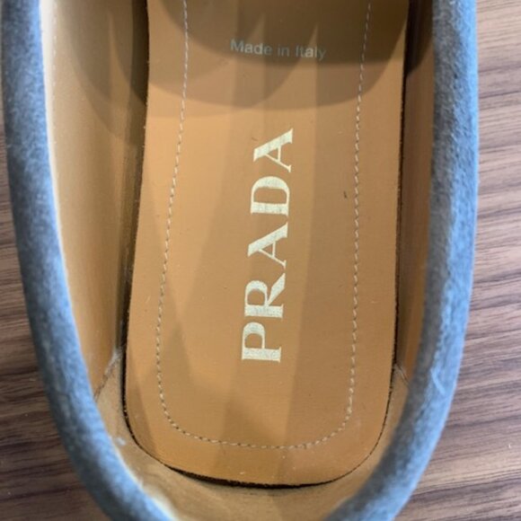 NEW - Prada Gray Men's Loafers - Picture 6 of 7